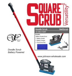 Square Scrub SS-EBG-9-BAT Doodle Scrub Battery Powered